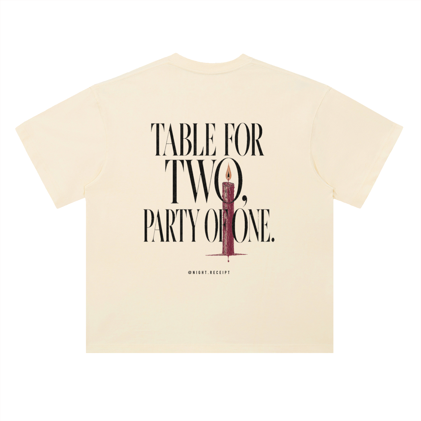 Table Two Party One - Heavyweight Drop Shoulder Cotton T-Shirt
