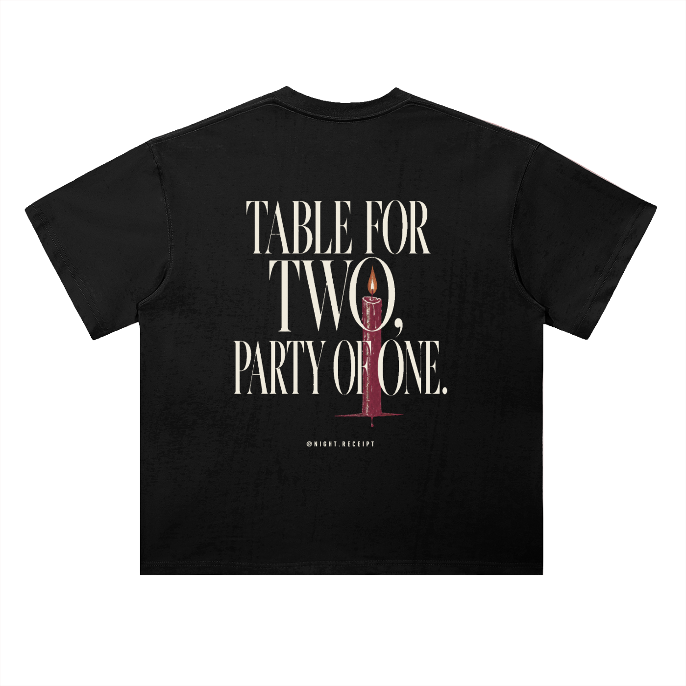 Table Two Party One - Heavyweight Drop Shoulder Cotton T-Shirt