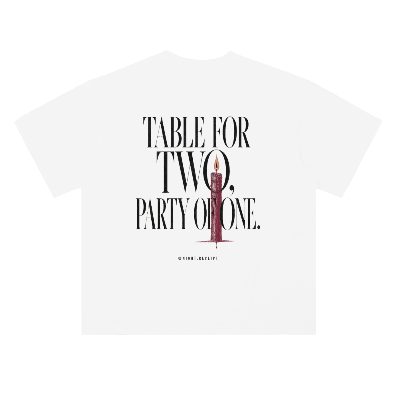 Table Two Party One - Heavyweight Drop Shoulder Cotton T-Shirt